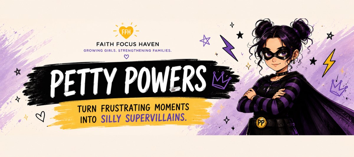 Petty Powers, turn an annoying moment into a silly supervillain